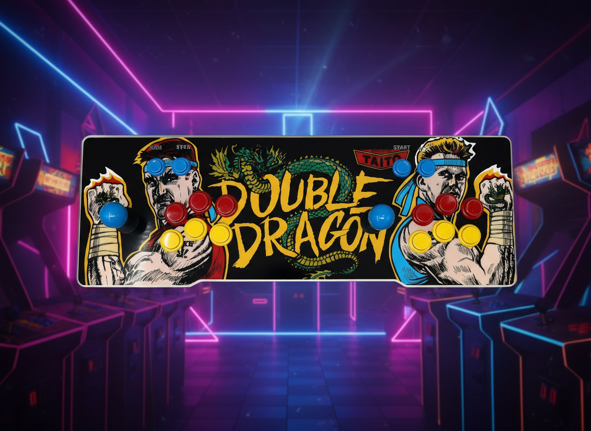 Double Dragon Arcade Control Panel